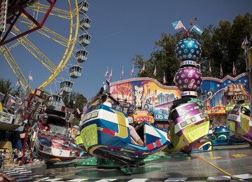 Herbstfest Rosenheim Bayern Deutschland Fahrgeschäfte | © Pixabay