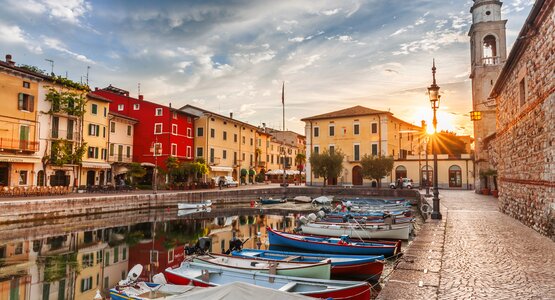Boote, See, Stadt | © Lazise 