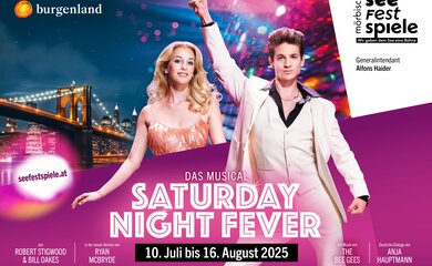 Mann, Frau, Brücke | © (c) Seefestspiele Mörbisch_Saturday Night Fever