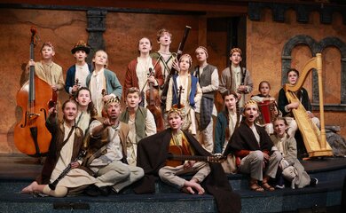 Hirtenkinder, Harfe, Chello | © (c) Salzburger Adventsingen, Hirtenkinder