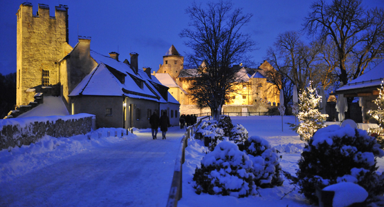 Burg,Schnee,Menschen | ©  (c) visit Burghausen