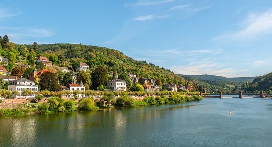 Fluss,Bäume,Häuser | © (c) Heidelberg landscape-3671720_1280