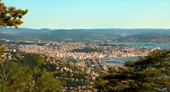 Stadt, Bäume,Meer | © (c) Janez Novak, Portorož Tourist Board