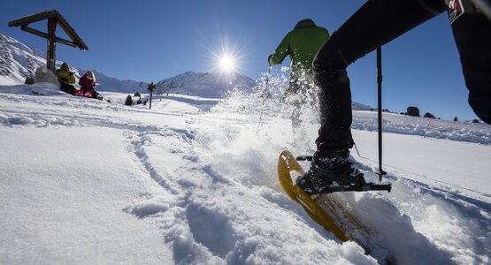 Wanderer,Schnee,Kreuz | © @Frieder_Blickle
