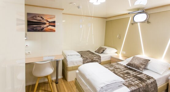 Zweibett-Kabine | © Katarina Line