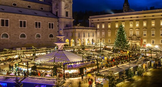 Christkindlmarkt,Weihnachtsbaum,Markt | © (c) Salzburg Tourismus