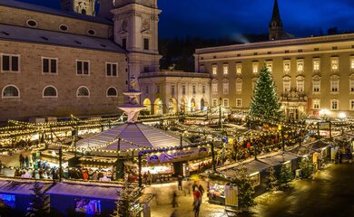 Christkindlmarkt,Weihnachtsbaum,Markt | © (c) Salzburg Tourismus