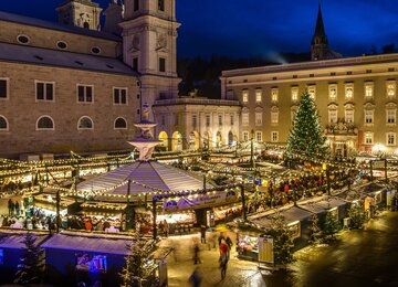Christkindlmarkt,Weihnachtsbaum,Markt | © (c) Salzburg Tourismus