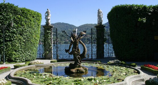 Brunnen,Busch,See | © (c) Villa Carlotta