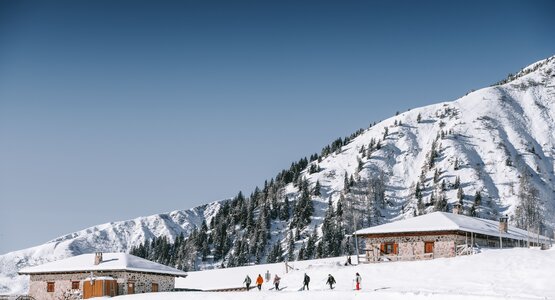 Berg, Schnee, Alm, Touristen | © (c) Archivio APT Val di Non Paolo Crocetta 2
