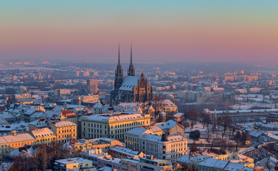 Stadt Brünn, Kathedrale, Schnee | © (c) Brno Czech Tourism