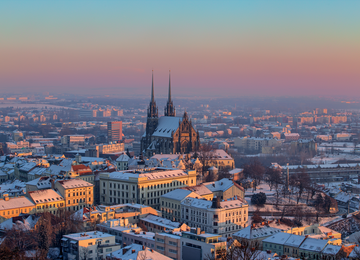Stadt Brünn, Kathedrale, Schnee | © (c) Brno Czech Tourism