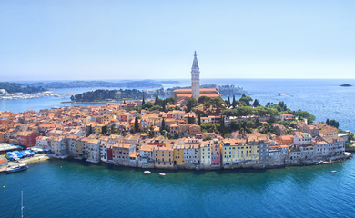 Inseln, Kirche, Häusern, Meer | © rovinj(c) Info Slovenia (1)