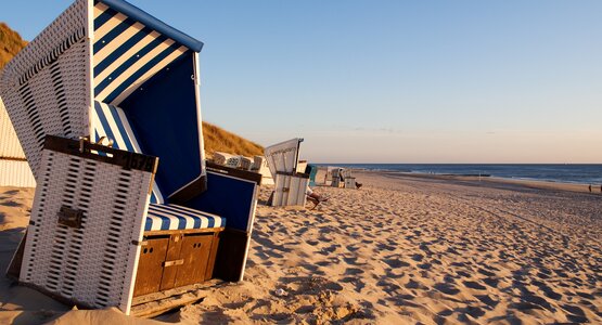 Strand, Sand, See | © Nordsee© Sylt Marketing_Strandkörbe_Wenningstedt_gross