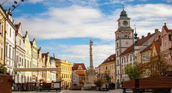 Altstadt, Kirche, Häuser | © (c) Trebon by Zdeněk Otta