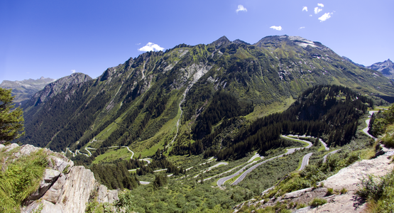 Straße, Berge, Panorama | © (c) silvretta-hochalpenstrasse_montafon-tourismus_achim-mende