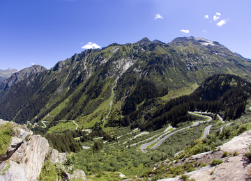 Straße, Berge, Panorama | © (c) silvretta-hochalpenstrasse_montafon-tourismus_achim-mende