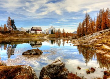 Croda da Lago Ampezzaner Dolomiten Italien Fanes | © kordula vahle auf Pixabay