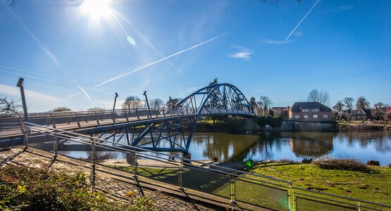 Brücke Nienburg Weser Radweg Deutschland | © Pixabay