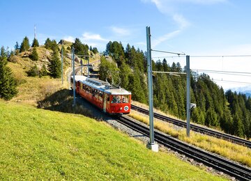 Zug,Zuggleisen,Bäume | © Rigi Zahnradbahn (C) Pixabay