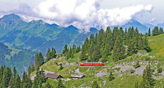Bahn,Berge,Bäume | © (c)Erich Westendrap auf Pixabay