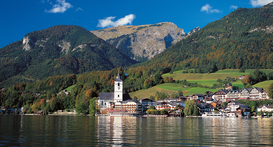 St.Wolfgang Wolfgangsee See Gebirge Kirche Berge Salzkammergut | © WTG