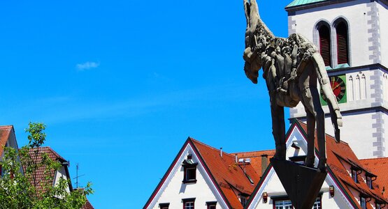 Biberach Riß Deutschland Baden-Württemberg Esel Denkmal | © Birgit Böllinger auf Pixabay