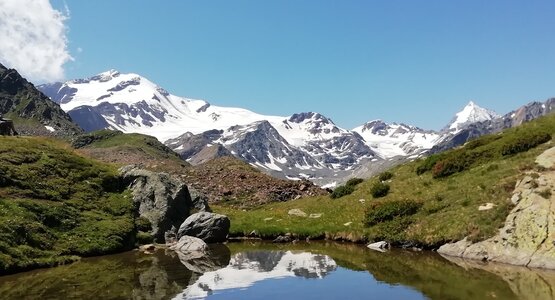 Martell Tal See Ausblick Italien Südtirol | © Hausberger Partl