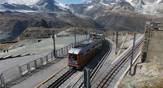 Seilbahn Wanderreise Gornegratbahn Zermatt Schweiz Matterhorn | © Hermine Haschka