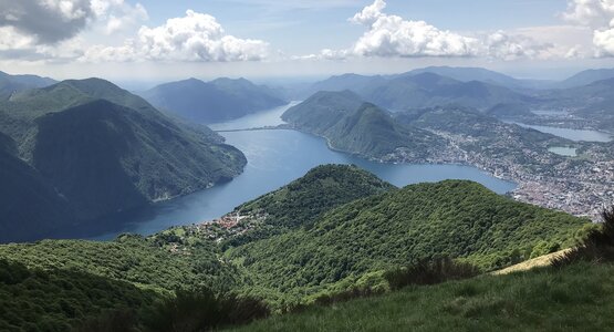 Ausblick Luganer See Italien Berge | © Pixabay